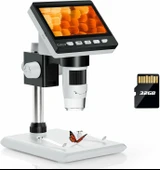 Elikliv EDM43 4.3 Inc LCD Dijital Mikroskop 1000x - Beyaz thumbnail 1