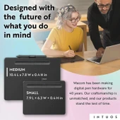 Wacom Intuos Orta Boy Bluetooth Grafik Çizim Tableti - Siyah thumbnail 4