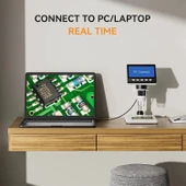 Elikliv EDM43 4.3 Inc LCD Dijital Mikroskop 1000x - Beyaz thumbnail 3