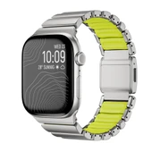 Apple Watch 7/8/9 45mm Kordon Hafif Saf Titanyum Kayış 149 thumbnail 1