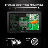 Elikliv EDM9 7 Inc LCD Dijital Mikroskop 1200X, 1080P - 12MP thumbnail 2