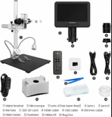 Andonstar AD246S-M Yetişkinler için HDMI Dijital Mikroskop 2000X thumbnail 4