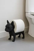 PAMUK'S DESİGN Dekoratif Tuvalet Kağıdı Pratik Ev Dekorasyon Buldog Tuvalet Tasarım thumbnail 2