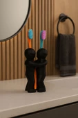 PAMUK'S DESİGN 3D Hediye Çiftler İçin Diş Fırçalığı Minimalist Banyo Aksesuarı Geri Dönüştürülmüş PLA 13 X 9 cm thumbnail 1