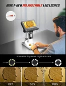 ANNLOV 4.3 İnç El Tipi USB Mikroskop 50X-1000X Büyütme thumbnail 2