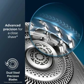 Philips Norelco Özel 9800 Islak ve Kuru Elektrikli Tıraş Makinesi S9987/85 thumbnail 2