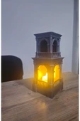 PAMUK'S DESİGN 3D Dekoratif Osmanlı Dönemi Saray Kulesi Temalı Led Mumluk ve Biblo (Led Mum Hediyedir) thumbnail 5