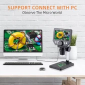 Koolertron 8MP 1-1000X Büyütme 4.3 Inc LCD Dijital USB Mikroskop thumbnail 2