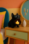 PAMUK'S DESİGN 3D Bulldog Köpek Figürlü Sunumluk Tealight Mumluk, Lokumluk, Takı Organizeri Çok Amaçlı 14 x 12 cm thumbnail 1