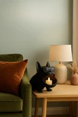 PAMUK'S DESİGN 3D Bulldog Köpek Figürlü Sunumluk Tealight Mumluk, Lokumluk, Takı Organizeri Çok Amaçlı 14 x 12 cm thumbnail 2