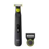 Philips Norelco OneBlade 360 Pro Hibrit Elektrikli Düzeltici, QP6531/70, Siyah thumbnail 1
