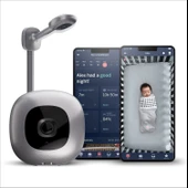 Nanit Pro Akıllı Bebek Monitörü ve Duvar Montajı - 1080p - Gümüş thumbnail 1
