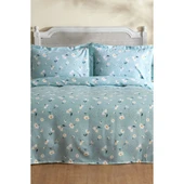 Karaca Home Daisy Pamuk Çift Kişilik Pike Takımı – Mint Yeşili, Yumuşak ve Nefes Alabilen Yazlık Konfor thumbnail 6
