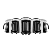 Karaca Hatır Hüp Otomatik Türk Kahve Makinesi – 5 Fincan Kapasiteli, Taşma ve Isınma Emniyetli, Krem Renk Plastik Cezveli thumbnail 2