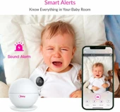 iBaby M8L 1080P Akıllı Bebek Kamera Monitörü, WiFi Bebek Monitörü thumbnail 4