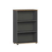 Rio 3 Raflı Kitaplık - Antrasit/Kontra 72x109x34 cm thumbnail 4