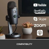 Blue Yeti Nano Premium USB Mikrofon - PC, MAC, Oyun vb. İçin thumbnail 3