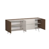 Milano 3 Kapaklı 2 Çekmeceli Konsol Vizon-Zebra 210x80x44 cm thumbnail 5