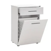 Diamond Çamaşır Sepetli ve Çekmeceli Çok Amaçlı Dolap-Lake Beyaz 52x83x38 cm (GxYxD) thumbnail 3