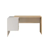 Madrid 3 Çekmeceli L Çalışma Masası - Florida Meşe/Vizon 140x75x107 cm thumbnail 6