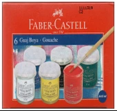 Faber-Castell 6'lı Guaj Boya thumbnail 1