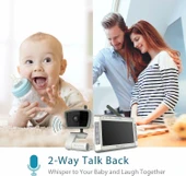 Moonybaby Trust 50 Düşük EMF Kablosuz Bebek Monitörü - 2 Kamera thumbnail 4