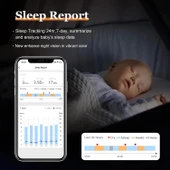 Cheego X3 Pro Akıllı Bebek Monitörü Temassız Solunum Özellikli thumbnail 4