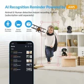 Foscam 5MP WiFi Evcil Hayvan Kameraları - Ev Güvenliği için thumbnail 3