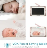 Moonybaby 5" Uzun Menzilli 2 Kameralı Bebek Monitörü, WiFi Gerekmez thumbnail 3