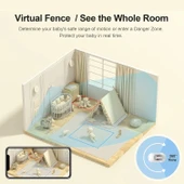 Cheego Akıllı Bebek Monitörü WiFi-CCA3-W- Duvar Montajı thumbnail 3