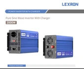 LEXRON - İnges 12 VOLT 2000 WATT 2 KW UPS ŞEBEKEDEN ŞARJ EDİLEBİLİR İNVERTER İNVERTÖR - KARAVAN thumbnail 5
