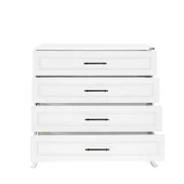 Country 4 Çekmeceli Şifonyer - Mat Lake Beyaz 90x89x45 cm (GxYxD) thumbnail 7