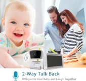 Moonybaby Split 50 Düşük EMF Kablosuz Bebek Monitörü - 2 Kamera thumbnail 3