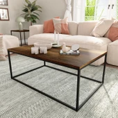 Profile Dikdörtgen Orta Sehpa - Koyu Ceviz (oslo Ceviz) 100x42x60 Cm (gxyxd) thumbnail 6