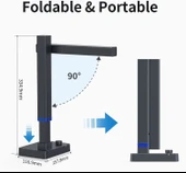 CZUR Shine Ultra Akıllı Taşınabilir Belge Tarayıcı, USB Kitap Tarayıcı thumbnail 2