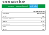 Dondurularak Kurutulmuş Dilim İncir 25 gr - Freeze Dried İncir - İncir Kuru Meyve Cipsi thumbnail 3