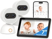 Simsky Video Bebek Monitörü 2×4MP Kamera, 6X Yakınlaştırma - 2 Kamera thumbnail 1