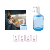 House Pratik HP82 Şarjlı Otomatik Type-C Girişli Damacana Su Pompası Beyaz thumbnail 6