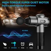 TOLOCO Masaj Aleti, Sporcular İçin Derin Doku Sırf Masajı 10 Başlıklı - Gri thumbnail 4