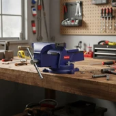 WORKPRO WP233006 125mm 360° Döner Tabanlı Örslü Profesyonel Tezgâh Mengene thumbnail 4