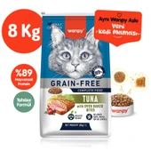 Wanpy Tahılsız Ton Balıklı Yetişkin Kedi Maması 8 kg thumbnail 1