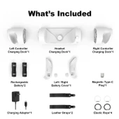 AMVR Yükseltilmiş Şarj İstasyonu - Meta Quest 2 için USB-C Şarj Kablosu thumbnail 3