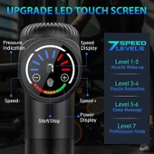 TOLOCO Masaj Aleti, Sporcular İçin Derin Doku Sırf Masajı 10 Başlıklı - Siyah thumbnail 2