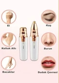 pilelistore 2 Başlıklı Yüz Tüy Alıcı Kaş Bıyık Kıl Epilasyon Aleti Şarjlı thumbnail 1