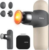 RENPHO Mini Isıtmalı Termal Masaj Cihazı, Derin Doku Perküsyon - Gri thumbnail 1