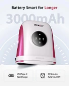 CINCOM El Masaj Makinesi Ağrı, Artrit ve Gelişmiş Dolaşım İçin - Beyaz thumbnail 5