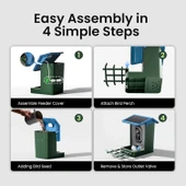 Heapets Kamera, Güneş Enerjili 2K HD Video - Mavi thumbnail 4