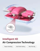 CINCOM El Masaj Makinesi Ağrı, Artrit ve Gelişmiş Dolaşım İçin - Beyaz thumbnail 2