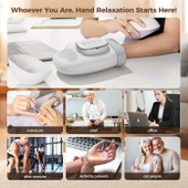 Estefanlo Isı Kompresyon Terapili El Masaj Aleti - Beyaz thumbnail 4