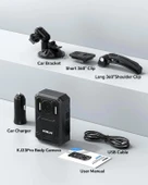 Boblov KJ23Pro 2K Vücut Kamerası, Gece Görüşlü 256GB, 15 Saat Kesintisiz Kayıt thumbnail 5